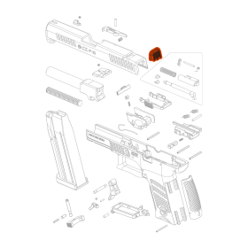 Slide plug for CZ P10 - CZ 2