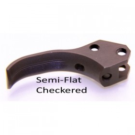 Steel trigger 2.0 Semi-Flat Checkered - Tanfoglio Xtreme