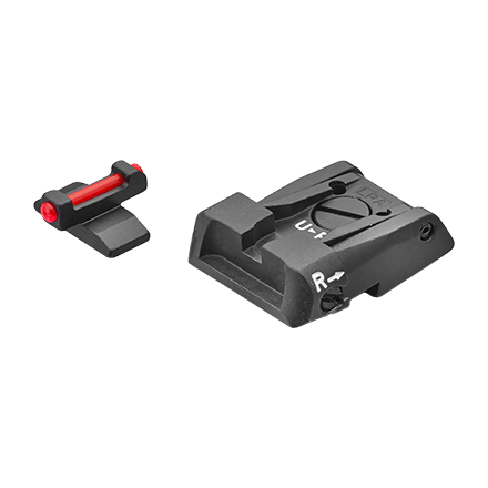 Kit adjustable rear sight and front sight with red fiber for Beretta 92X Performance - LPA