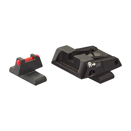 Kit adjustable rear sight and front sight with red fiber for Beretta APX - LPA