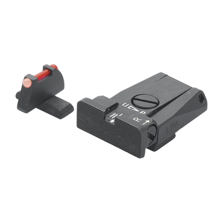 Kit adjustable rear sight and front sight with red fiber for Beretta - LPA