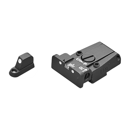 Kit tacca di mira regolabile e mirino con "white dot" per CZ 75 SP01/75B/85 (NO Shadow) - LPA