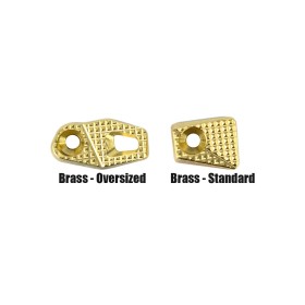 Brass Magazine Release Button Standard GridLok for CZ... 2