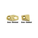 Brass Magazine Release Button Standard GridLok for CZ Shadow 2 - Lok Grips