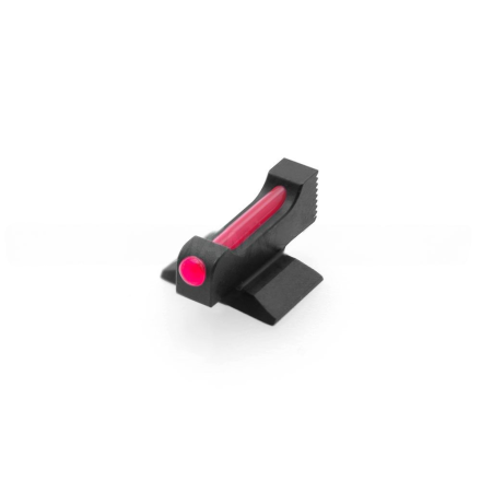 Front sight for 1911/2011 with 1.5mm red fiber, checkered - Eemann Tech