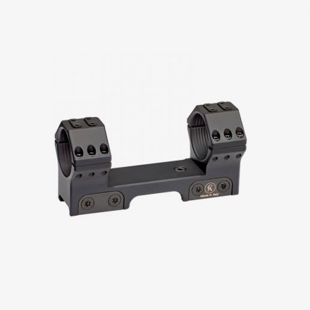 Attacco Monolitico Fisso Ottiche 40 mm SIMPLE BLACK TACTICAL per Slitte Picatinny, Nero - Contessa