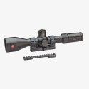 Attacco Monolitico con Sgancio Rapido Ottiche 40mm/20MOA SIMPLE BLACK TACTICAL per Slitte Picatinny, Nero - Contessa