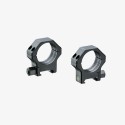 Coppia di Anelli Fissi  36 mm per Guide Picatinny - Contessa