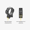 Picatinny Rings Set for Rifle Scope 1", LIGHT - Contessa