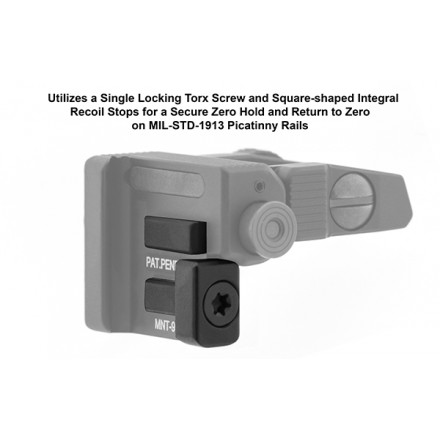 UTG ACCU-SYNC® Mira posteriore flip-up a molla AR15