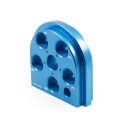 Testa porta dies Free-Float a zero giochi per Dillon XL650 / XL750, anodizzato blu - Armanov