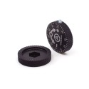Clickable thrower adjustment knob, for small powder bar for pistol - Armanov