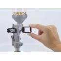 Clickable thrower adjustment knob, for small powder bar for pistol - Armanov