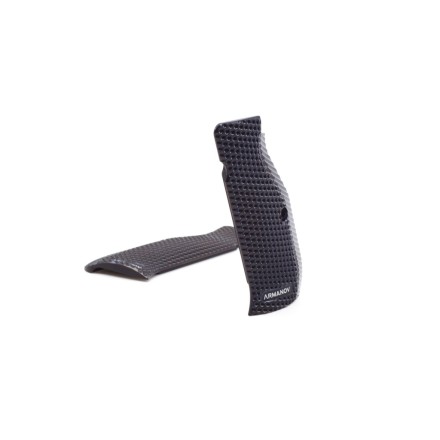 Aluminium SpidErgo Gen2 grips for CZ Shadow 2/ SP01/ TS e serie 75, long, black - Armanov