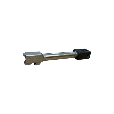 Canna filettata cal. 9x21 KKM Precision per Glock 17 Gen 3 con compensatore