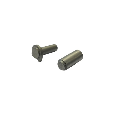 Steel guide rod with checkered spring plug for 1911, 4" barrel