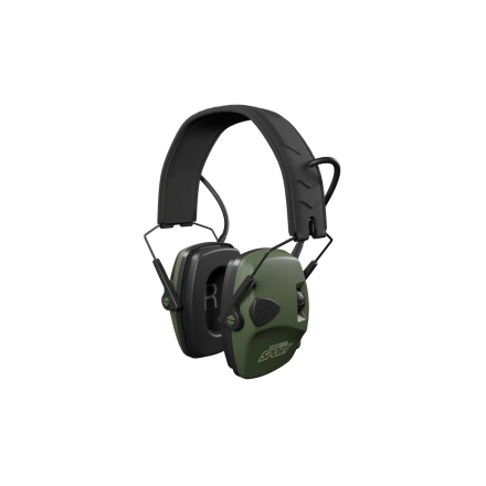 Cuffie elettroniche pieghevoli, colore verde - ISOtunes
