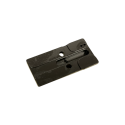 Cover plate for KMR L-02 e W-02 OR, steel, black - KMR