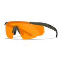 X CLASSIC SABER ADVANCED 308 (3 lens) with green frame - Wiley X