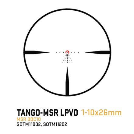 Rifle Scope Tango MSR LPVO 1-10x26mm FFP BCD10...