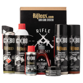 CX80 RIFLE CARE SET completo per la pulizia di fucili e...
