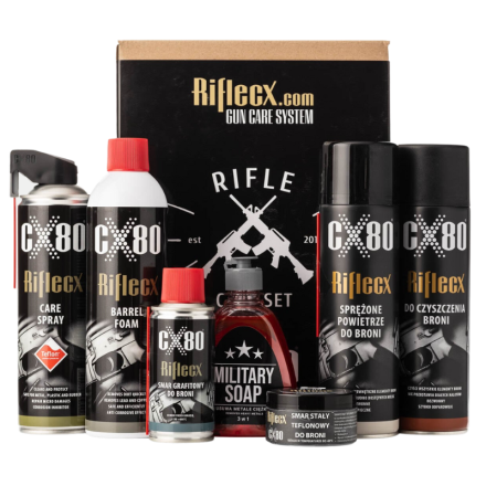 CX80 RIFLE CARE SET for maintenance of rifles - Riflecx