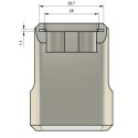 Pad Spider Line +2 colpi per caricatori Shotgun MKA 1919 e cloni, alluminio, nero - Armanov