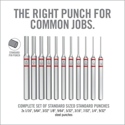 Accu-Punch 11-Piece Standard Pin Punch Set -...