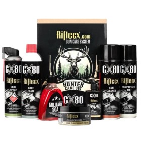 CX80 HUNTER CARE SET completo per la pulizia di fucili da...