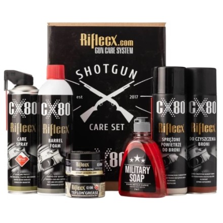 CX80 SHOTGUN CARE SET for maintenance of shotguns - Riflecx