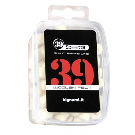 Felt pads for cleaning the barrel - 39 Shooter