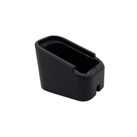 Aluminium pad +3 for K9/K40 magazines, black - Tanfoglio