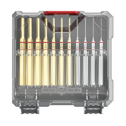 Accu-Punch® 11-Piece Standard Brass & Steel Pin Punch Set - Real Avid