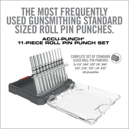 Set Accu-Punch da 11 cacciaspine Roll pin -...