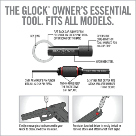 2-in-1 tool for Glock - Real Avid