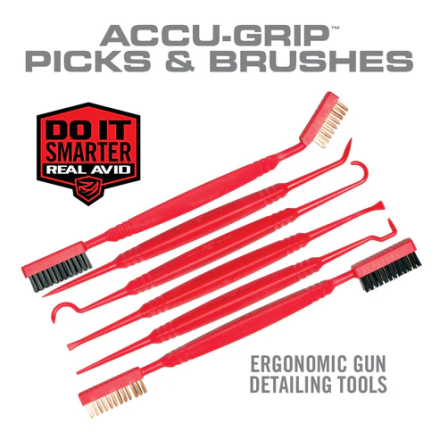 Accu-Grip™ Picks & Brushes - Real Avid