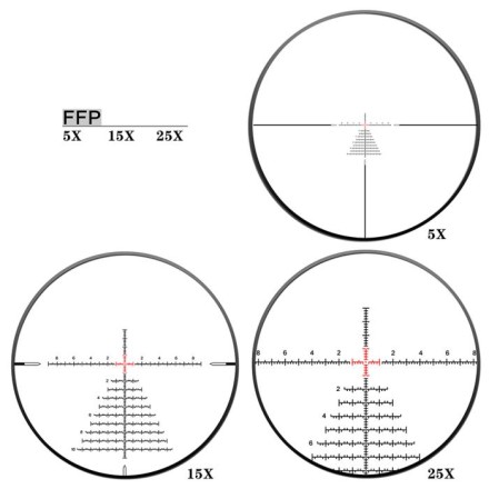 Riflescope 5-25x56 SF IR ED AO 34mm - DiscoveryOpt