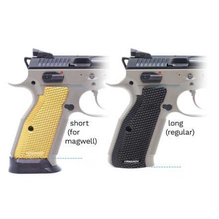 Guancette SpidErgo Gen2 in Ottone per CZ Shadow...