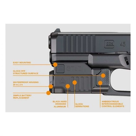 Lampada tactical GTL-II Led - Glock