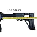 Fully Adjustable AR15 Stock "Kick", black - X-Ray Parts