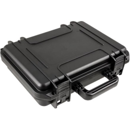 Reinforced polypropylene gun case with embossed foam lining, 32x22x8