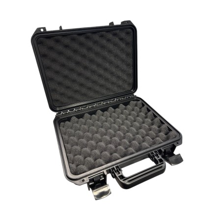 Reinforced polypropylene gun case with embossed...