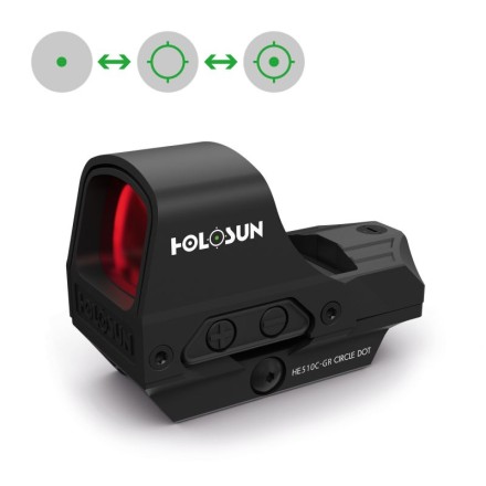 Red Dot doppio reticolo 2MOA Dot e 65MOA...