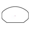 Red Dot Frontier Reflex 3 MOA, rosso, con rail Weaver, footprint DPP - Hawke