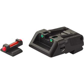 Adjustable Rear sight with green fiber + front sight with...