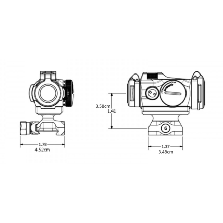 Attacco per red dot Super Precision T1 per...