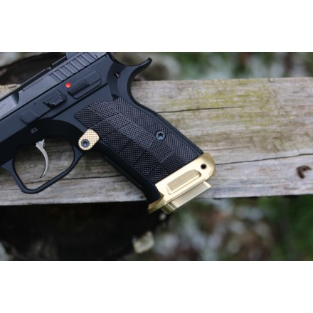 Brass magwell for CZ Shadow 2 Compact - Lok Grips