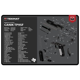 Tappetino per pulizia "Canik TP9SF", 28x43cm - TekMat