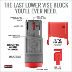 Smart-Fit AR15 Vise Block With Sleeve For AR10 - Real Avid 2