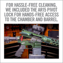 Attrezzo di bloccaggio in morsa Smart-Fit per AR15 con adattatore per AR10 - Real Avid